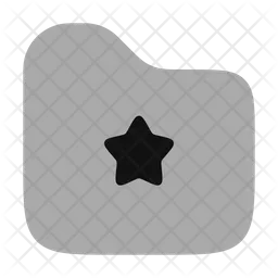 Folder Favourite Star  Icon