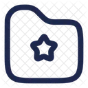 Folder Favourite Star Document Star Icon