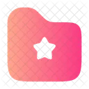 Folder Favourite Star Icon