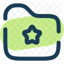 Folder Favourite Star Document Star Icon