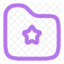 Folder Favourite Star Document Star Icon