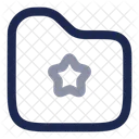 Folder Favourite Star Document Star Icon