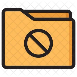 Folder Forbidden  Icon