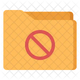 Folder Forbidden  Icon