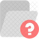 Folder Grey Help File Folder Icon
