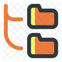 Folder Hiearchy Hierarchy Structure Icône