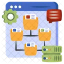 Folder Network Folder Connection Folder Hierarchy Icon