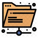 Folder Hosting Folder Connection Folder Sharing Icon