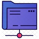 Folder Hosting Folder Connection Folder Network Icon