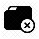 Folder Delete Cancel Icon