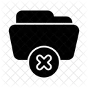 Folder Delete Cancel Icon