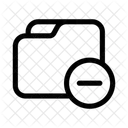 Folder Delete Reduce Icon