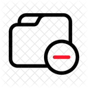 Folder Delete Reduce Icon