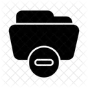 Folder Remove Data Storage Icon