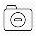 Folder Remove Data Storage Icon