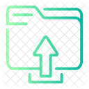 Folder Upload File Icon