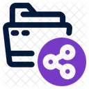 Folder Sharing Database Icon