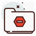 Folder Interdiction Icon