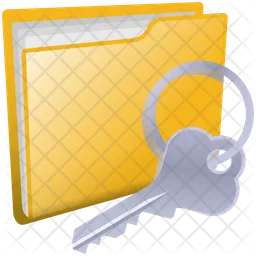 Folder Key  Icon