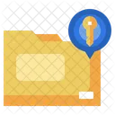 Folder Key  Icon