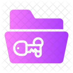 Folder Key  Icon