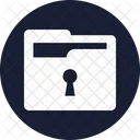 Folder keyhole  Icon