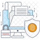 Folder Security Folder Lock Secure Document Icon