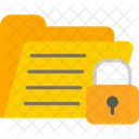 Folder Lock  Symbol