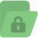 Folder Lock Green File Folder Icon