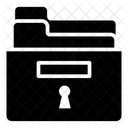 Folder Lock Folder Binder Icon