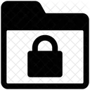 Folder Lock Safe Folder Document Icon