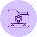 Folder Maintenance Pentaglow Icon