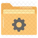 Folder Setting Cogwheel Icon