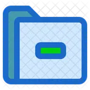 Folder minus  Icon
