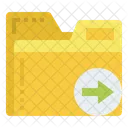 Folder Move  Icon