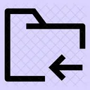 Folder Move In Folder Move In Folder Icon