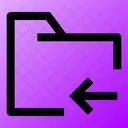 Folder Move In Folder Move In Folder Icon