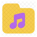 Audio File Folder File Format Icon