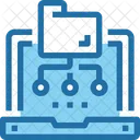 Folder Network Laptop Icon
