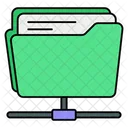 Folder Network Folder Connection Folder Sharing Icon