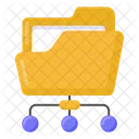 Data Network Folder Network Files Network Icône