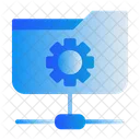 Folder Network Management  Icon