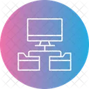 Folder Network Structure Folders Network Icon