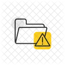 Folder Open Danger Danger Folder Icon