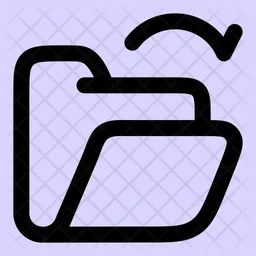 Folder Open  Icon