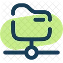 Folder Path Connect Connection Storage Icon
