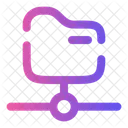 Folder Path Connect Connection Storage Icon