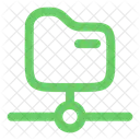 Folder Path Connect Connection Storage Icon