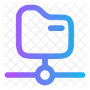 Folder Path Connect Connection Storage Icon