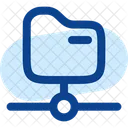 Folder Path Connect Connection Storage Icon
